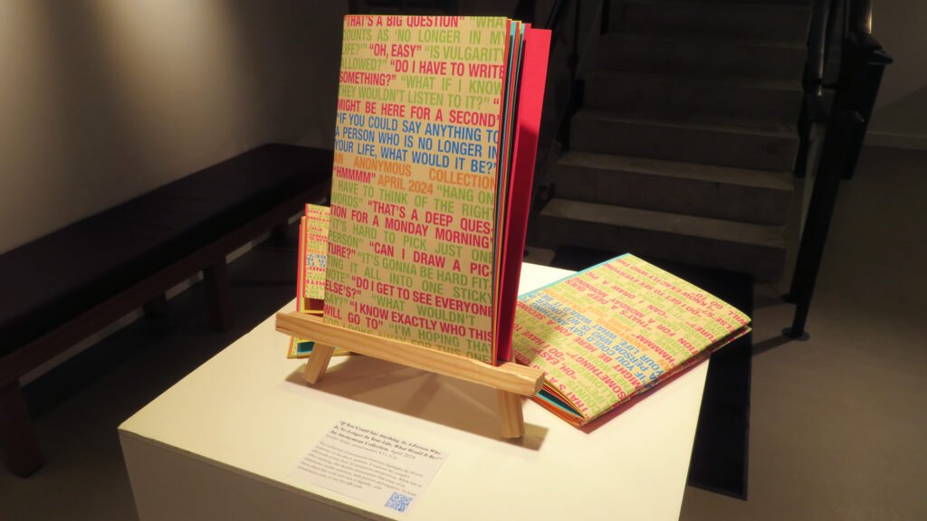 Booklets on display at the show