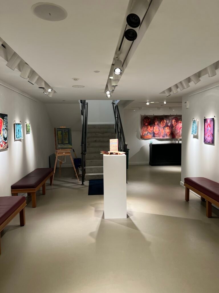 A view of my art gallery